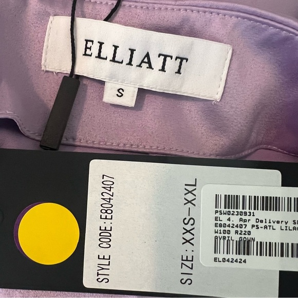 Elliatt | Halter Neck Back Bow Avril Maxi Dress Gown Lilac & Orchid | S - Picture 12 of 15